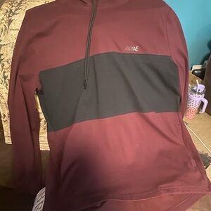 AE Maroon and Black Hoodie